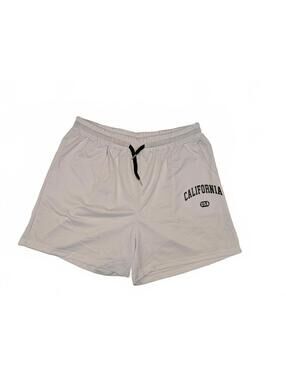 Manfinity Athletic Shorts Mens XXL White California USA Elastic Waist 34x5